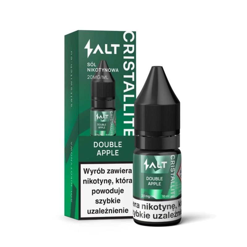 E-LIQUIDE CRISTALLITE Salt 10ml 20mg - Double Pomme | EliqVapoteur