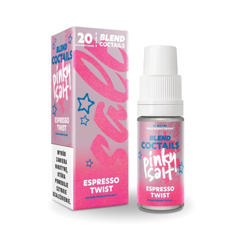 Liquid Pinky Vape Coctails Salt 10ml - Espresso Twist 20mg | Eliq Vapoteur