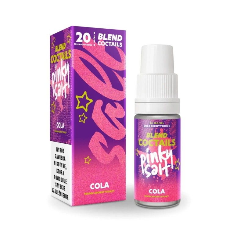 Pinky Vape Cocktails Salt E-liquid 10ml - Cola 20mg | EliqVapoteur
