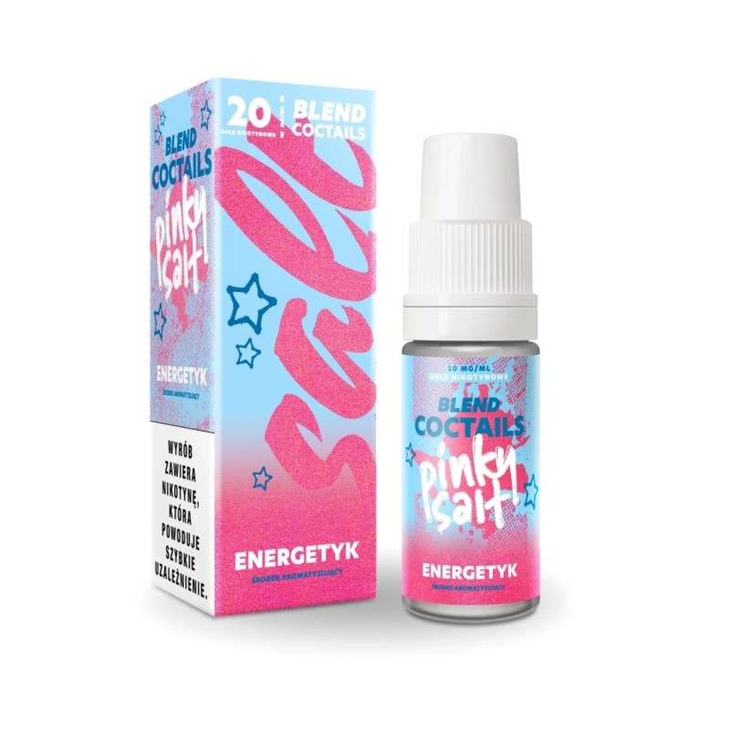 Liquid Pinky Vape Coctails Salt 10ml - Energetyk 20mg | Eliq Vapoteur