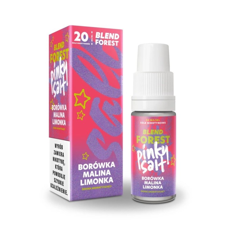 E-liquide Pinky Vape Forest Salt 10ml - Myrtille Framboise Citron Vert 20mg | EliqVapoteur