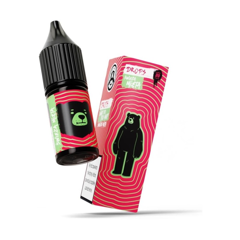 Go Bears Drops Salt 10ml - Fresh Mint 20mg | EliqVapoteur