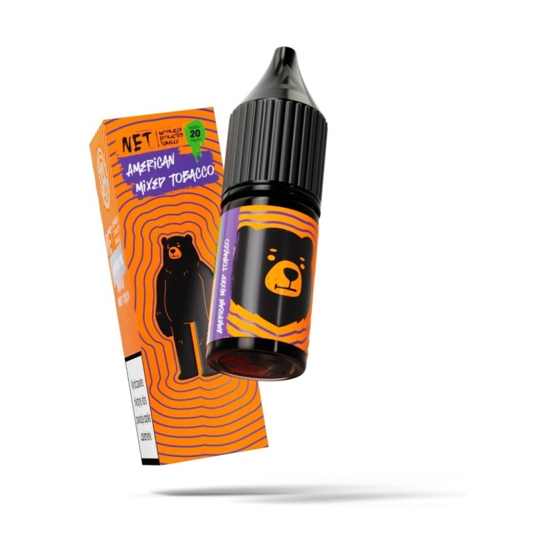 Liquid Go Bears Net Salt 10ml - American Mixed Tobacco 20mg | Eliq Vapoteur