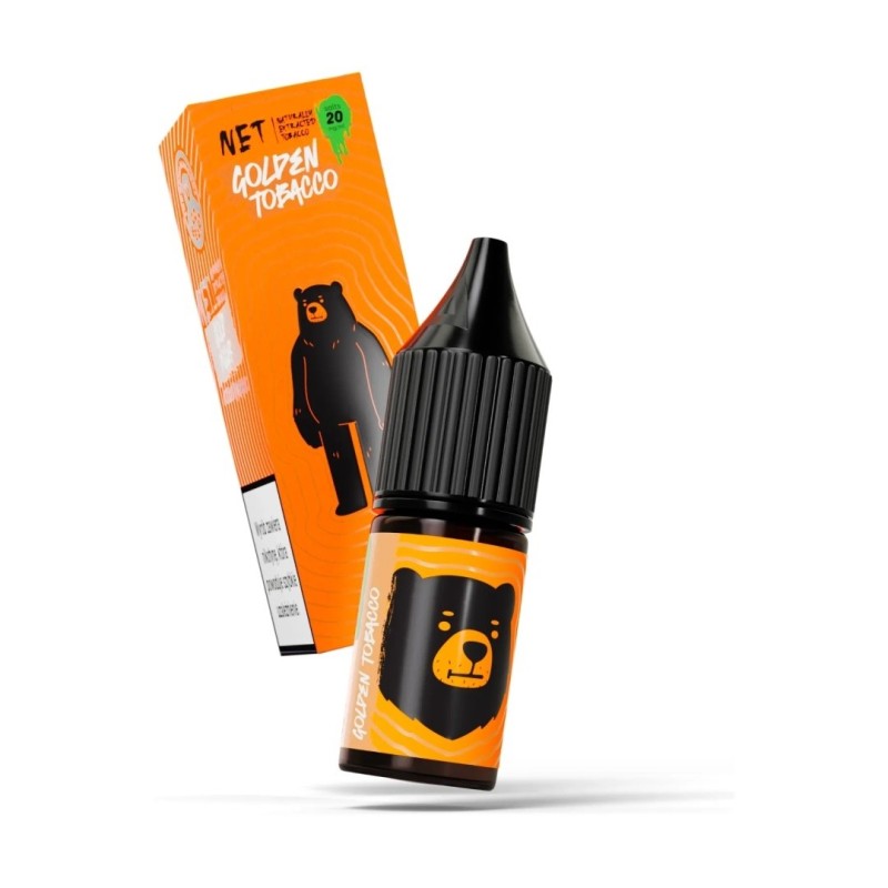 E-liquide Go Bears Net Salt 10ml - Golden Tobacco 20mg | EliqVapoteur