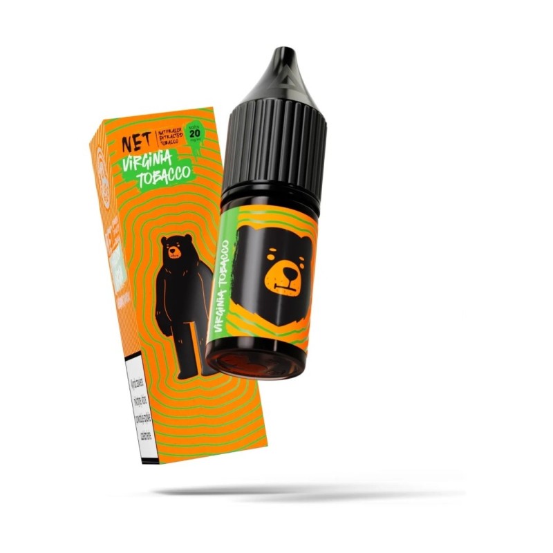 Go Bears Net Salt 10ml - Virginia Tobacco 20mg | EliqVapoteur