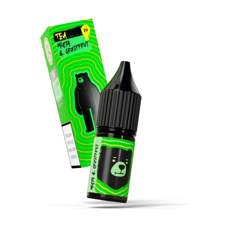 Liquid Go Bears Tea Salt 10ml - Mięta Grejpfrut 20mg | Eliq Vapoteur