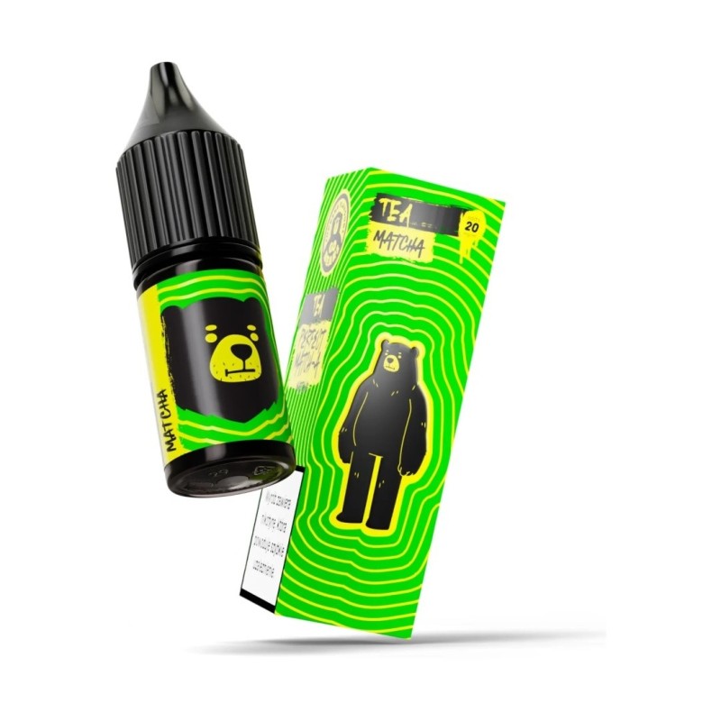 Liquid Go Bears Tea Salt 10ml - Matcha 20mg | Eliq Vapoteur