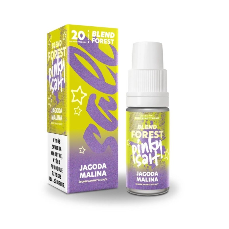 Liquid Pinky Vape Forest Salt 10ml - Jagoda Malina 20mg | Eliq Vapoteur