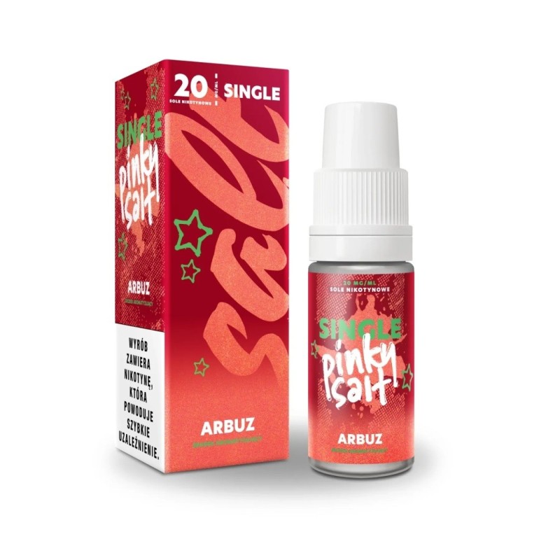 Liquid Pinky Vape Single Salt 10ml - Arbuz 20mg | Eliq Vapoteur