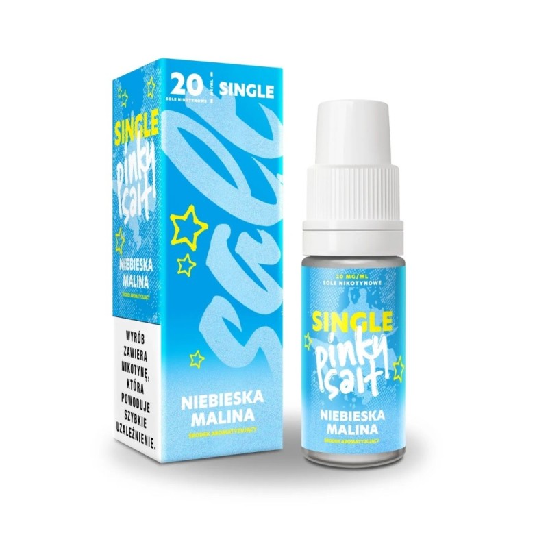 Liquid Pinky Vape Single Salt 10ml - Niebieska Malina 20mg | Eliq Vapoteur