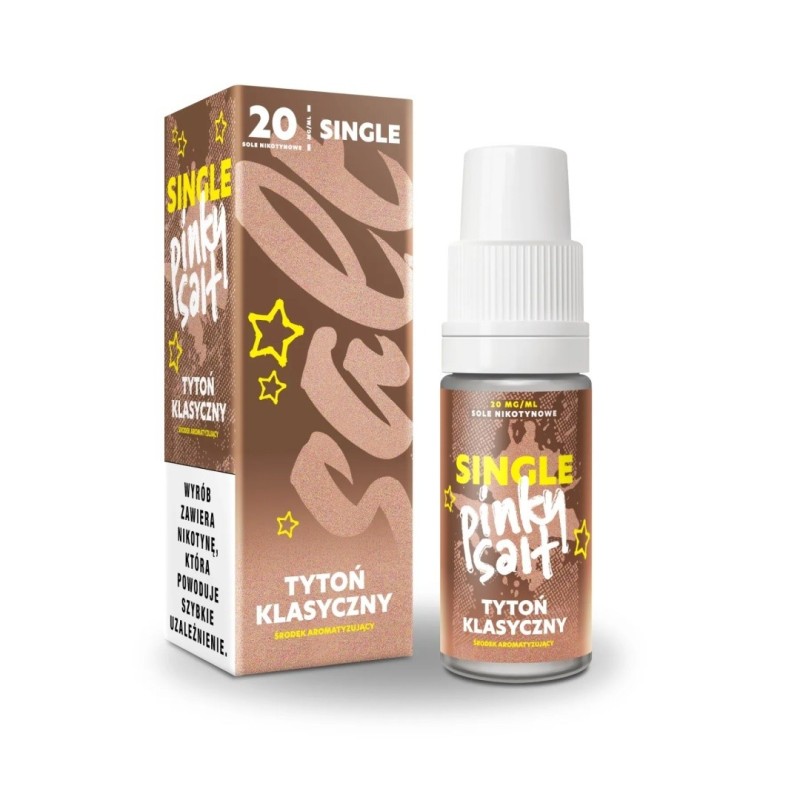 E-liquide Pinky Vape Single Salt 10ml - Tabac Classique 20mg | EliqVapoteur