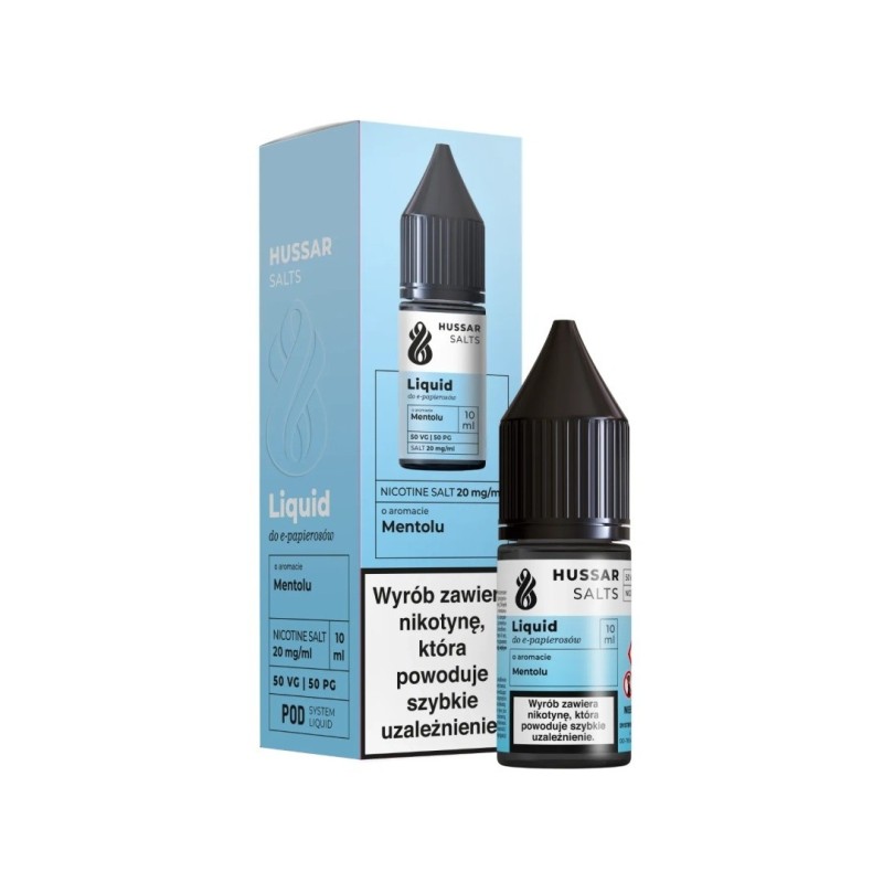 E-liquide Hussar Salts 10ml - Menthol 20mg | EliqVapoteur