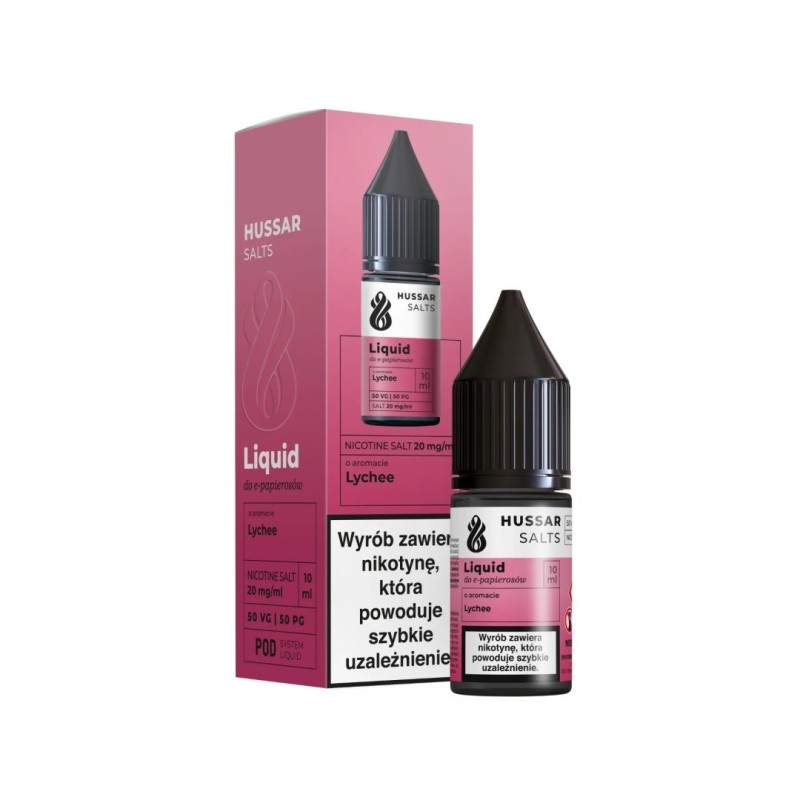 Hussar Salts E-liquid 10ml - Lychee 20mg | EliqVapoteur