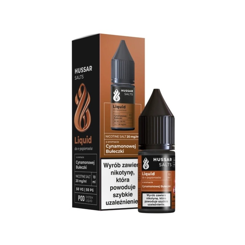 E-liquide Hussar Salts 10ml - Petits Pains à la Cannelle 20mg | EliqVapoteur