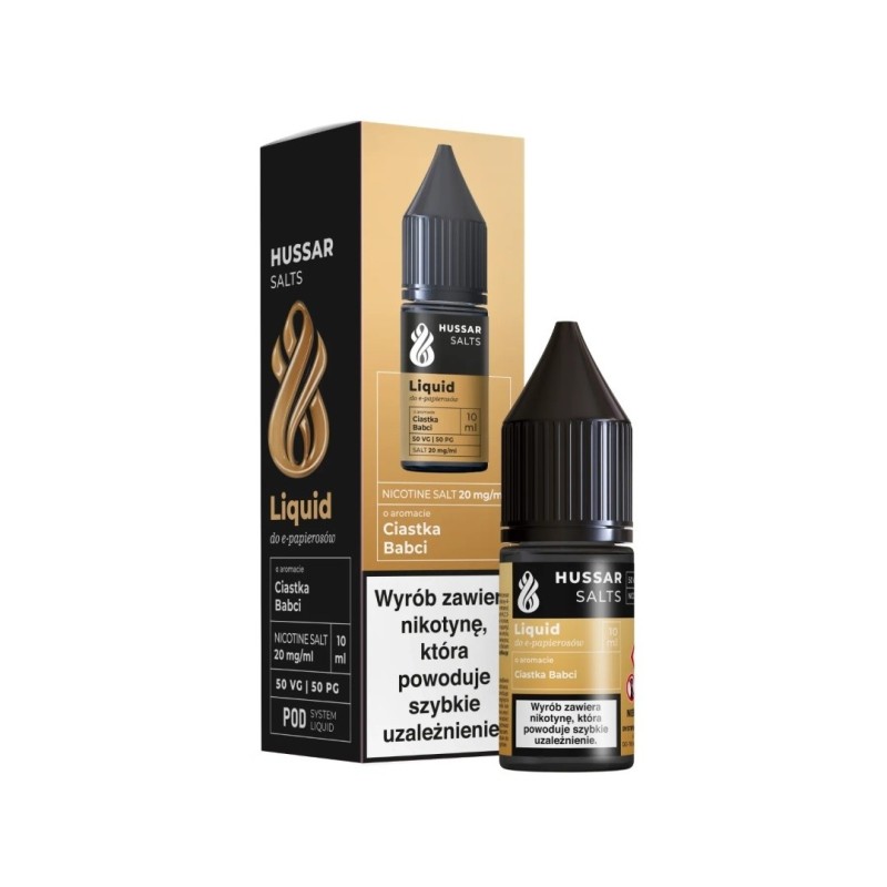 Hussar Salts 10ml - Grandma's Cookies 20mg | EliqVapoteur