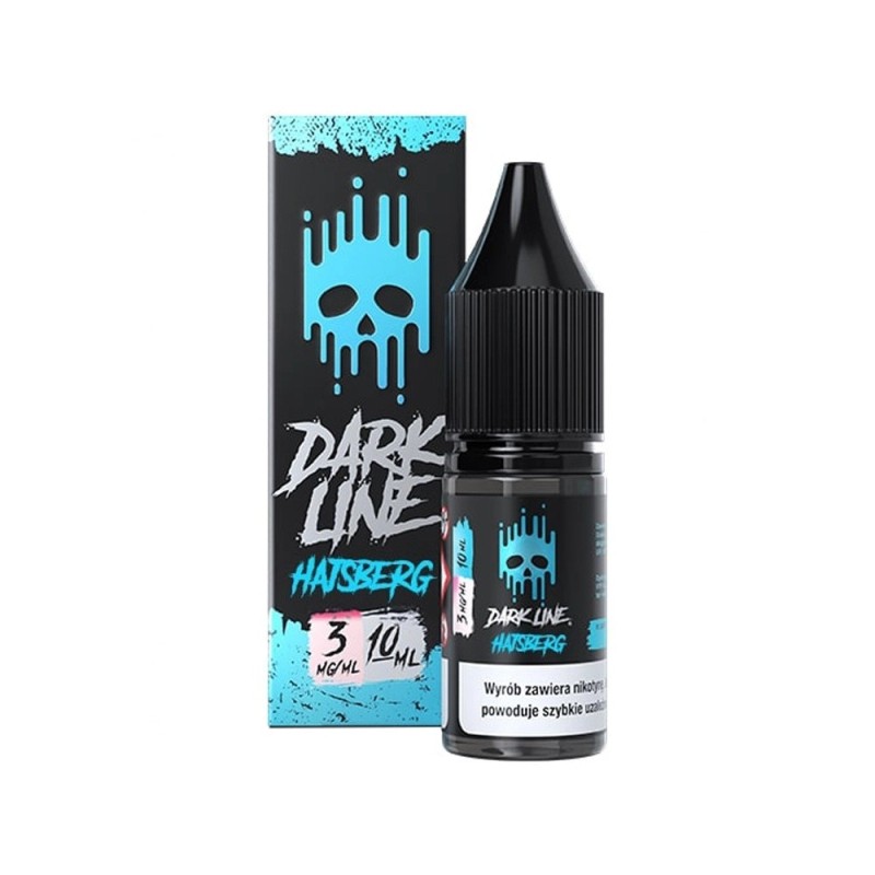 Liquid Dark Line 10ml - Hajsberg 3mg | Eliq Vapoteur