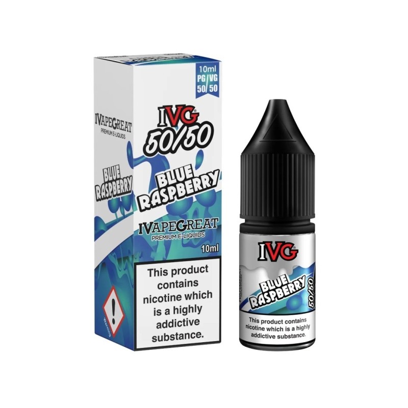 E-liquide IVG 50/50 10ml - Blue Raspberry 18mg | EliqVapoteur