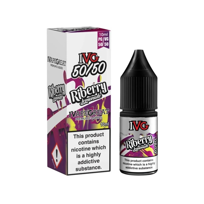 E-liquide IVG 50/50 10ml - Riberry Lemonade 6mg | EliqVapoteur