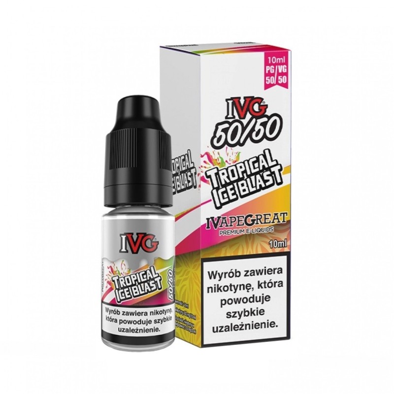 IVG 50/50 E-liquid 10ml - Tropical Ice Blast 12mg | EliqVapoteur