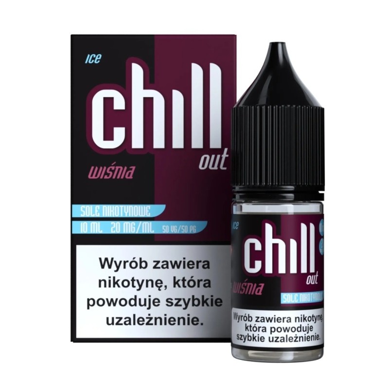 Liquid Chill Out Salt 10ml - Wiśnia Ice 20mg | Eliq Vapoteur