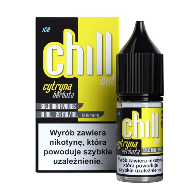 Liquid Chill Out Salt 10ml - Cytryna Herbata Ice 20mg | Eliq Vapoteur