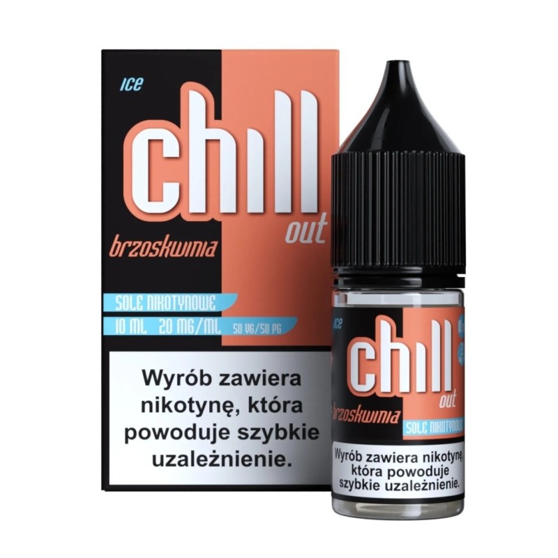 Liquid Chill Out Salt 10ml - Brzoskwinia Ice 20mg | Eliq Vapoteur