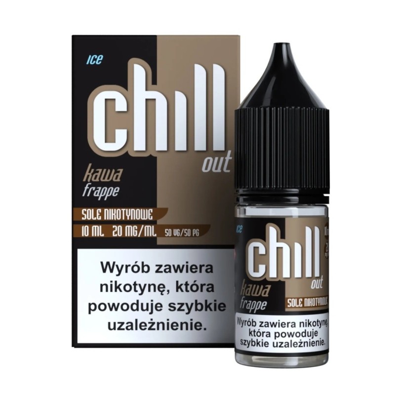 E-liquide Chill Out Salt 10ml - Café Frappe Ice 20mg | EliqVapoteur