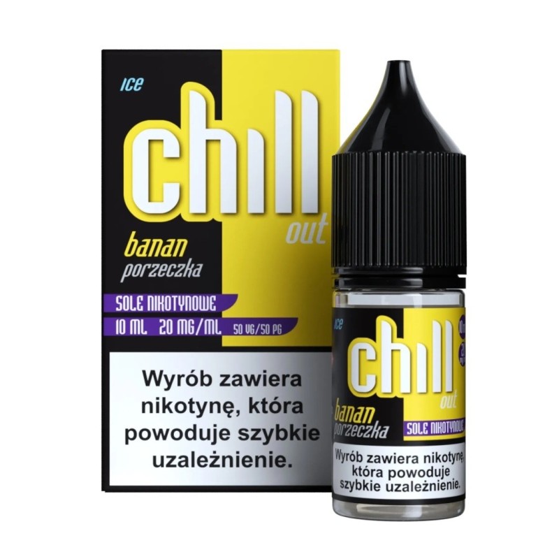 E-liquide Chill Out Salt 10ml - Banane Groseille Ice 20mg | EliqVapoteur