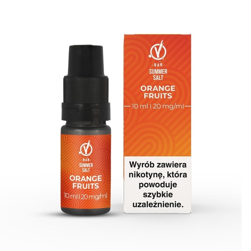 Liquid VBar Summer Salt 10ml - Orange Fruits 20mg | Eliq Vapoteur