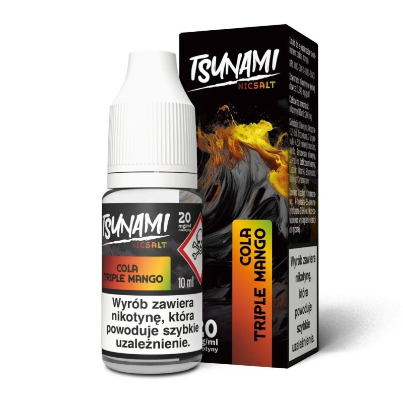 Tsunami NicSalt - 10ml Cola Triple Mango 20mg | EliqVapoteur