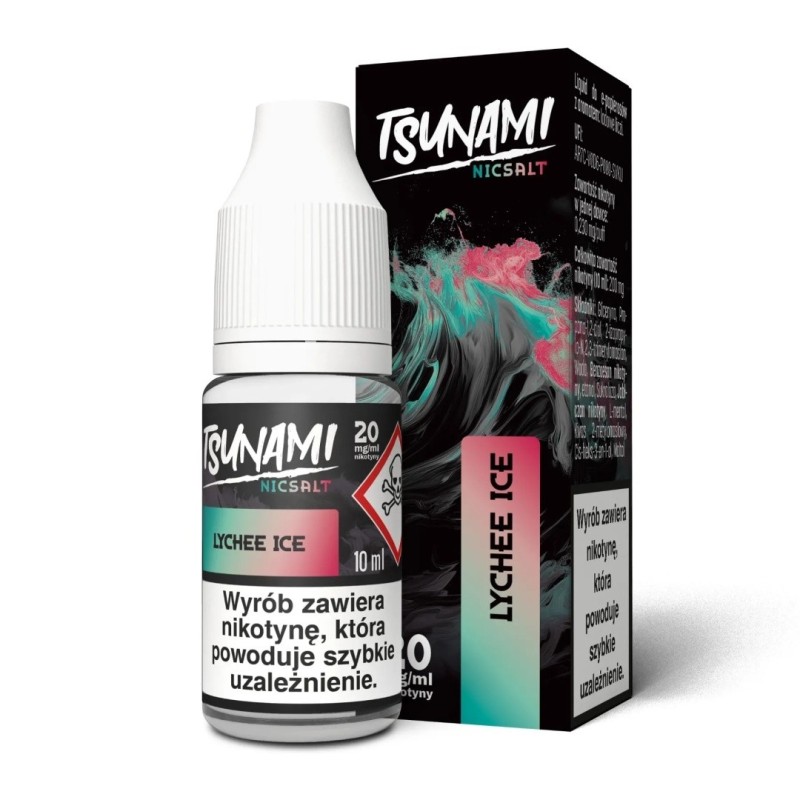 Tsunami NicSalt - 10ml Lychee Ice 20mg | EliqVapoteur