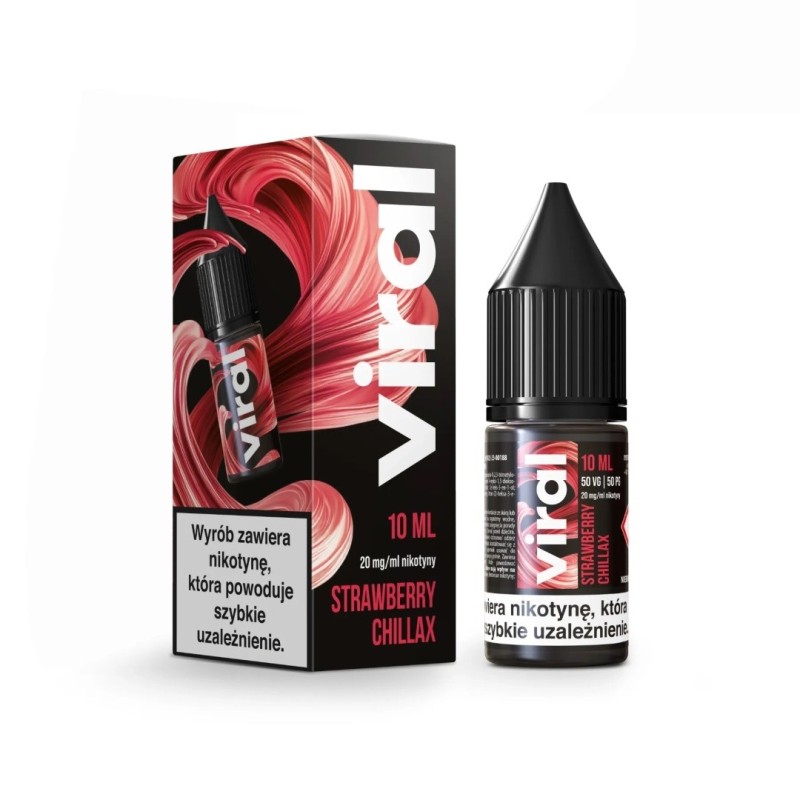 E-liquide Viral Salt 10ml - Strawberry Chillax 20mg | EliqVapoteur