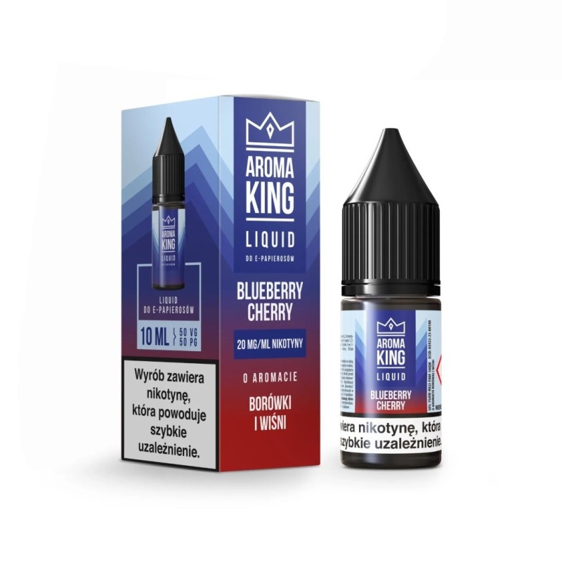 Liquid Aroma King Salt V2 10ml - Blueberry Cherry 20mg | Eliq Vapoteur