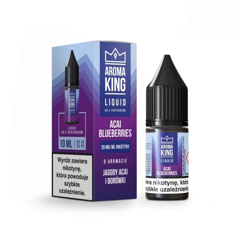 Liquid Aroma King Salt V2 10ml - Acai Blueberries 20mg | Eliq Vapoteur