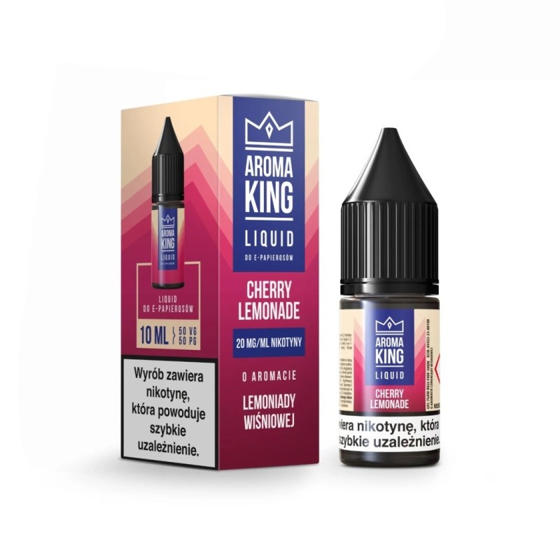Liquid Aroma King Salt V2 10ml - Cherry Lemonade 20mg | Eliq Vapoteur