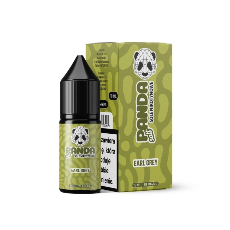 Panda Salt E-liquid 10ml - Earl Grey 20mg | EliqVapoteur