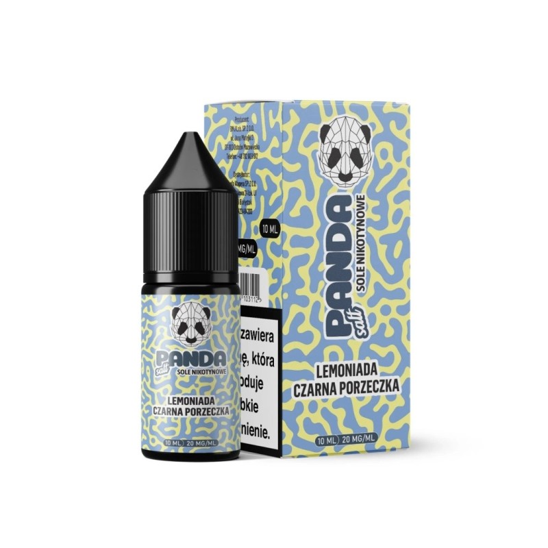 E-liquide Panda Salt 10ml - Limonade Cassis Noir 20mg | EliqVapoteur