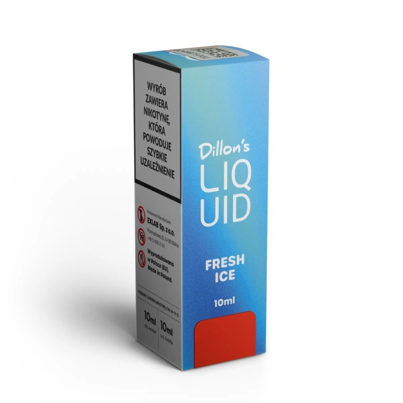 Liquid Dillon's 10ml - Fresh Ice 12MG | Eliq Vapoteur