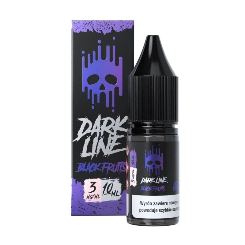 Liquid DARK LINE 10ml - Black Fruits 3mg | Eliq Vapoteur