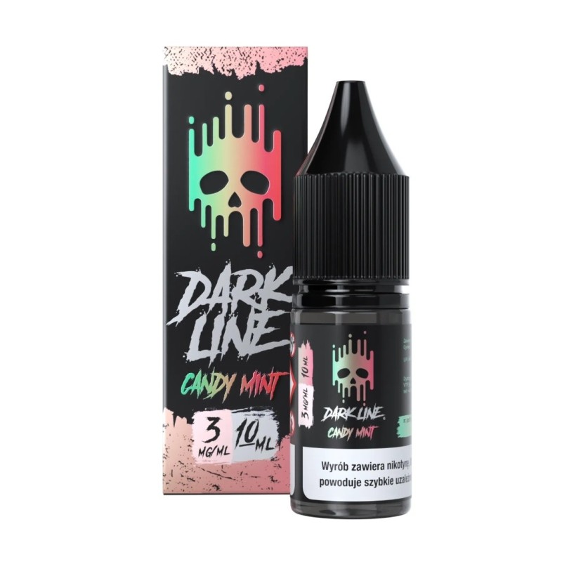 Liquid DARK LINE 10ml - Candy Mint 3mg | Eliq Vapoteur
