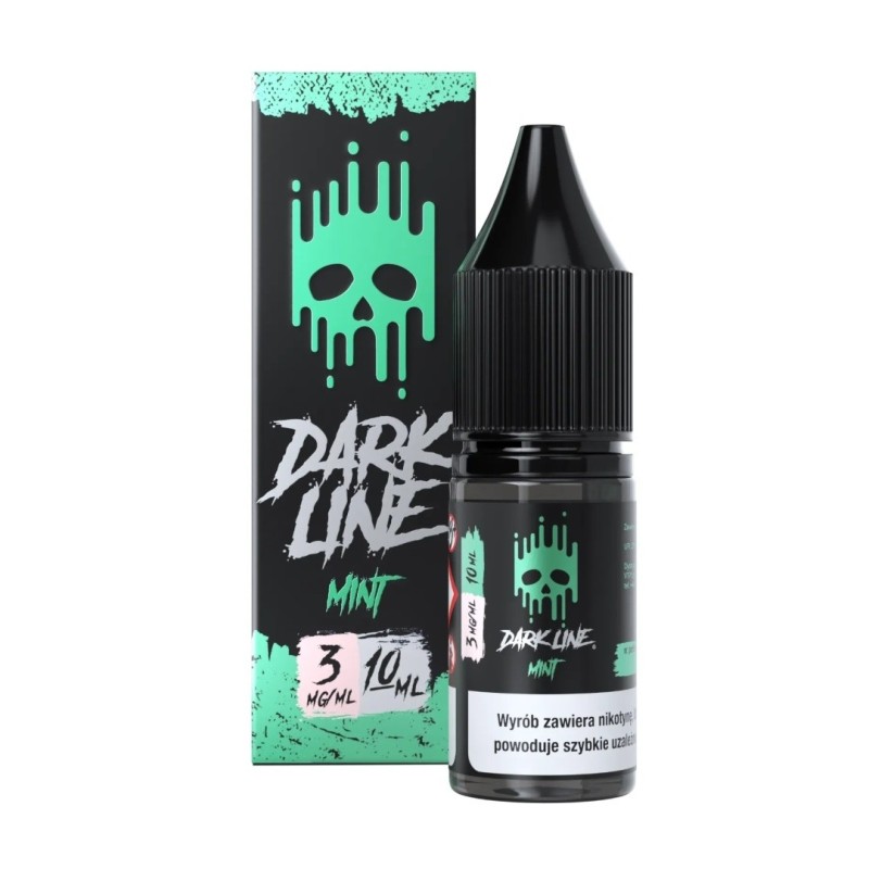Liquid DARK LINE 10ml - Mint 3mg | Eliq Vapoteur