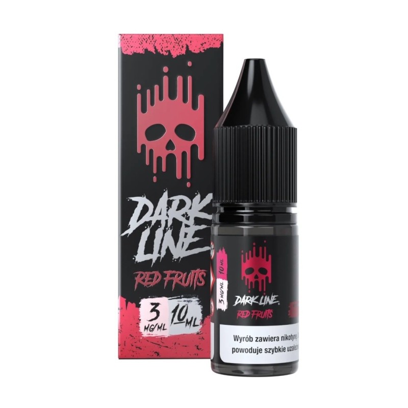 Liquid DARK LINE 10ml - Red Fruits 3mg | Eliq Vapoteur