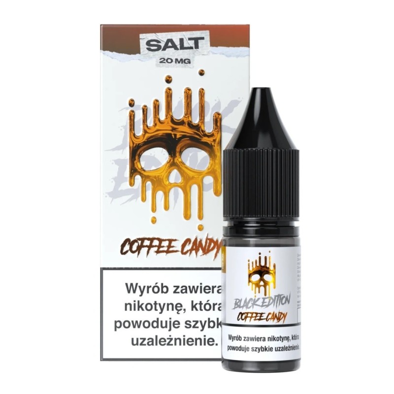 Liquid Dark Line Black Salt 10ml - Coffee Candy 20mg | Eliq Vapoteur