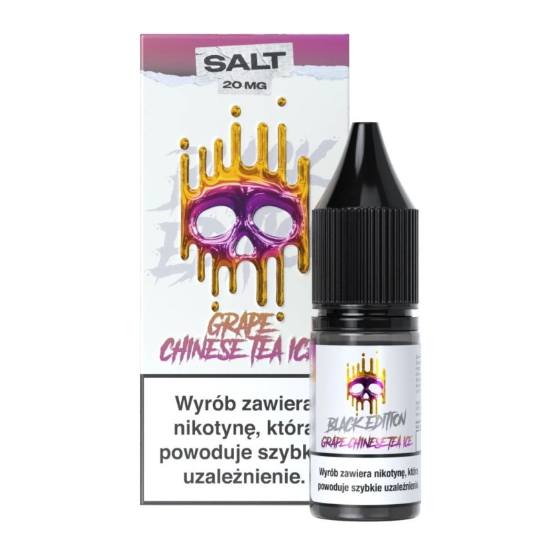 E-liquide Dark Line Black Salt 10ml - Thé Chinois Glacé au Raisin 20mg | EliqVapoteur