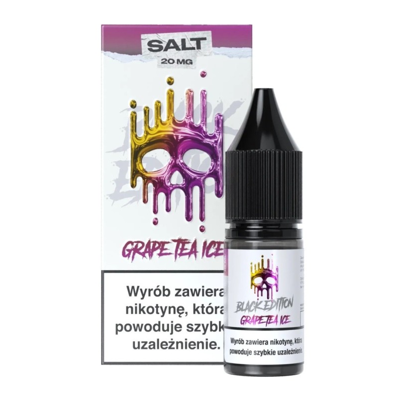 E-liquide Dark Line Black Salt 10ml - Grape Tea Ice 20mg | EliqVapoteur