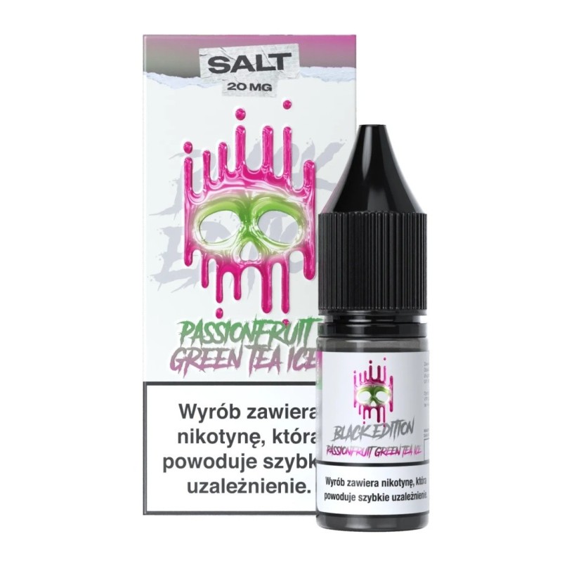 Dark Line Black Salt 10ml - Passionfruit Green Tea Ice 20mg | EliqVapoteur
