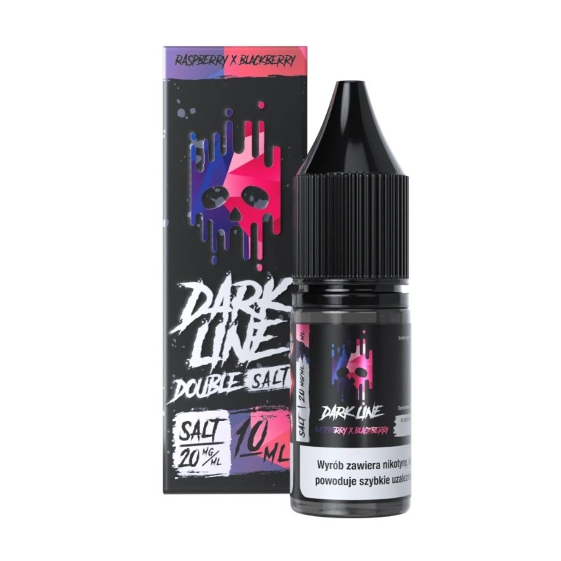 Liquid DARK LINE DOUBLE SALT 10ml - Raspberry Blackberry 20mg | Eliq Vapoteur