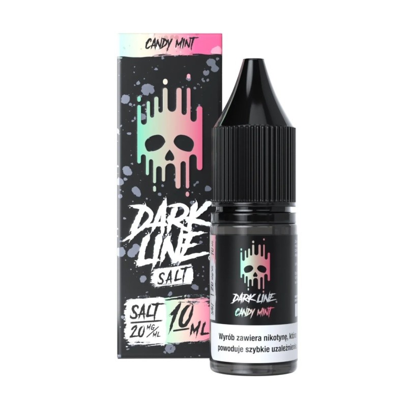 Liquid DARK LINE SALT 10ml - Candy Mint 20mg | Eliq Vapoteur