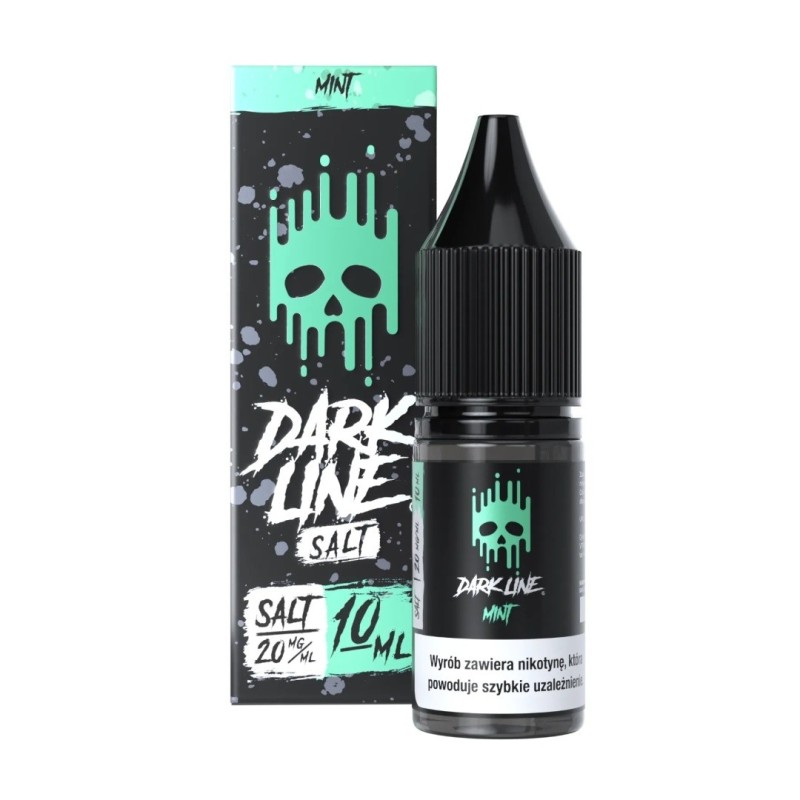 Dark Line Salt E-liquid 10ml - Mint 20mg | EliqVapoteur