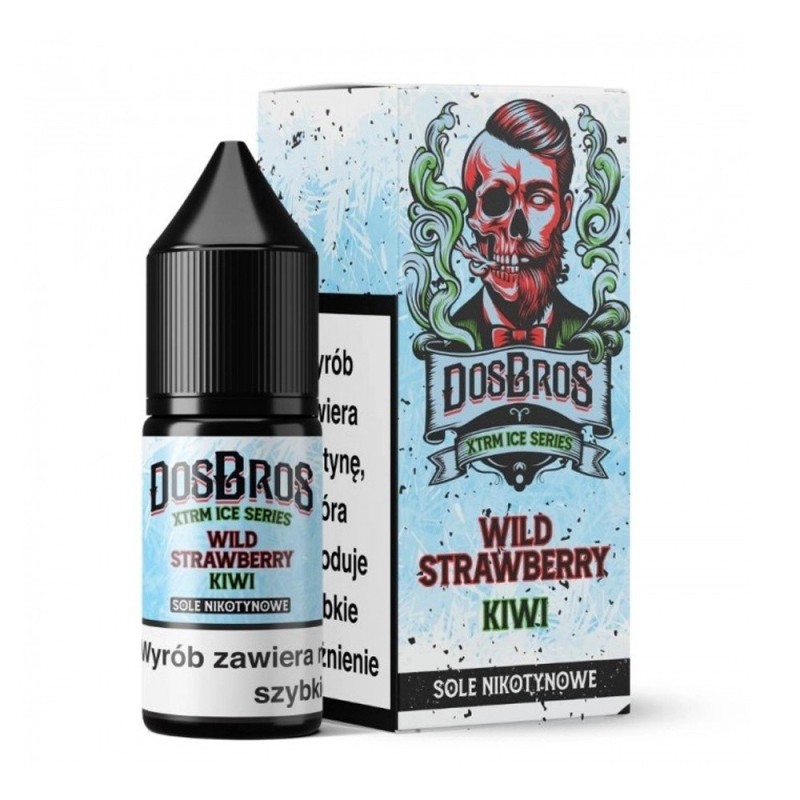 E-liquide DosBros Salt 10ml - Wild Strawberry Kiwi 20mg | EliqVapoteur